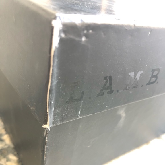 LAMB Strappy Sandal Black High Heel - Picture 8 of 8